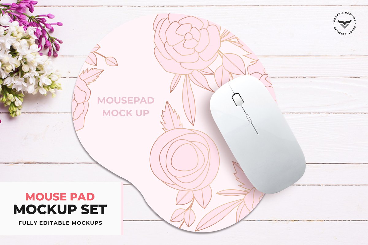 150+ Best Mouse Pad Mockup Templates Free & Premium