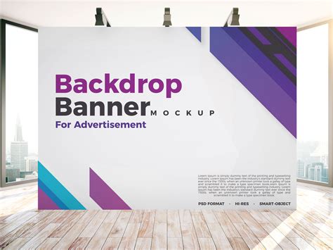 Banner Design Mockup Free&nbsp;Download