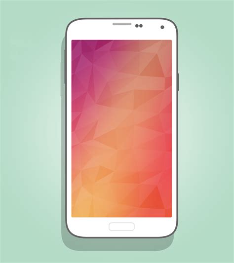 White Android Phone Mockup&nbsp;Psd