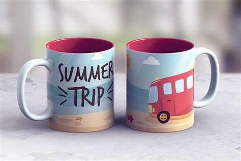 Full Wrap Mug Mockup&nbsp;Free