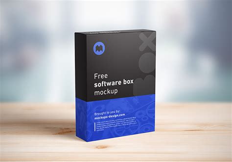 Free Software Box Mockup&nbsp;Psd