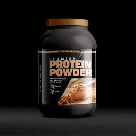Protein Powder Mockup Psd&nbsp;Free