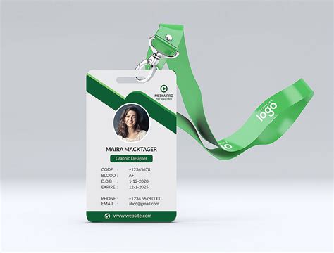 Id Card Mockup Free Download&nbsp;2020