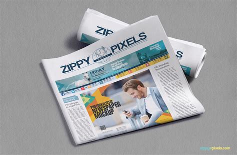 Newspaper Ad Mockup Psd Free&nbsp;Download