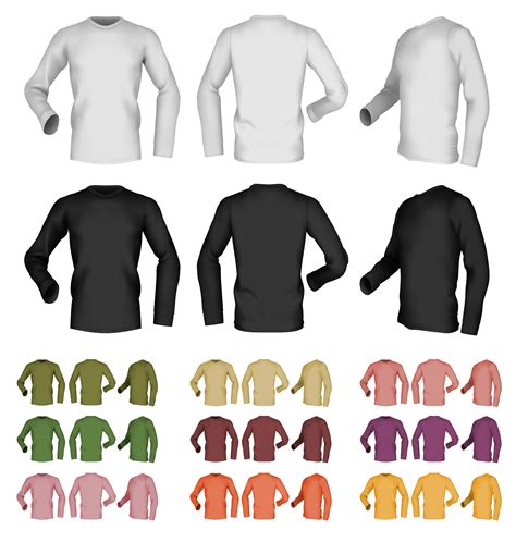 Free Long Sleeve Vector&nbsp;Template