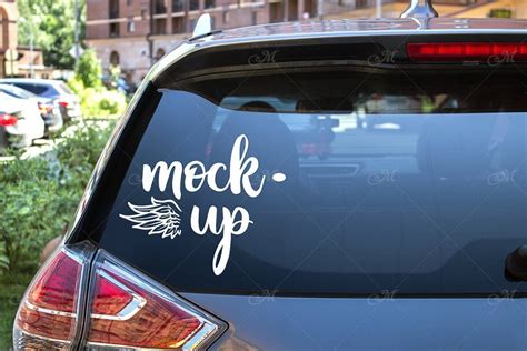 Free Car Window&nbsp;Mockup