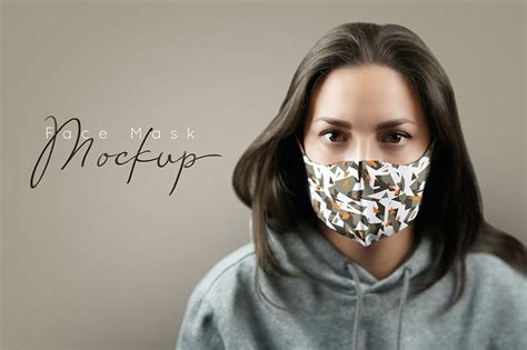 Free Face Mask Mockup&nbsp;Generator