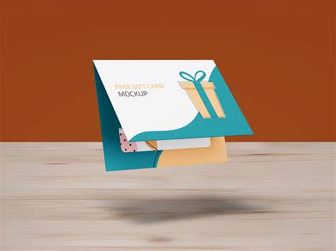 Free Gift Card Mockup&nbsp;Psd