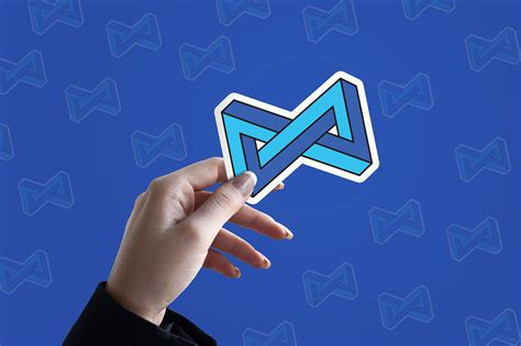 Hand Holding Sticker Mockup