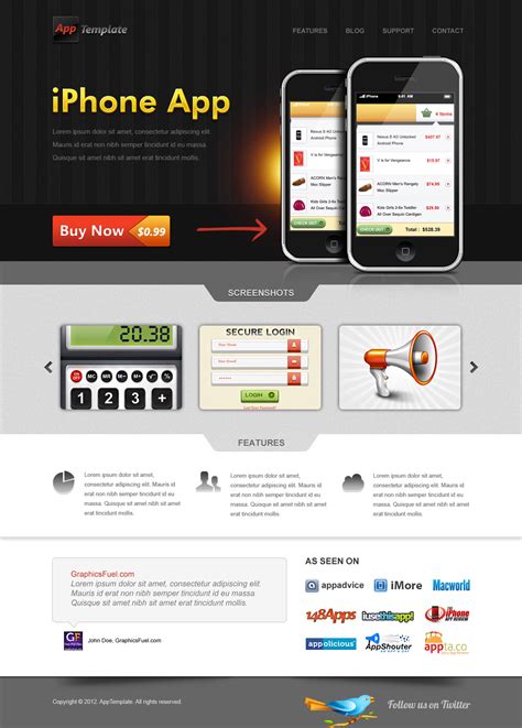 Free Download Iphone App&nbsp;Templates