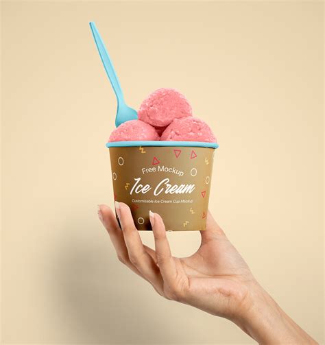 Free Ice Cream Cup&nbsp;Mockup