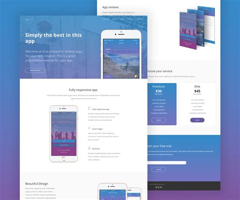 Mobile Website Templates Psd Free&nbsp;Download