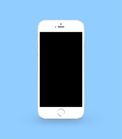 White Iphone 6 Mockup&nbsp;Psd