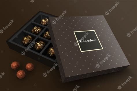 Chocolate Box Mockup Free&nbsp;Psd