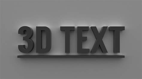 How To Make 3D Text Effect In Photoshop&nbsp;Cs6