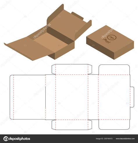 Die Cut Box&nbsp;Mockup