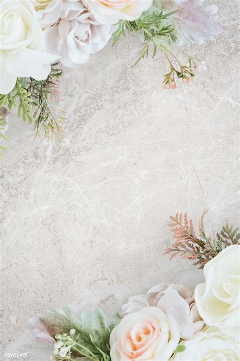 Mockup Floral Background