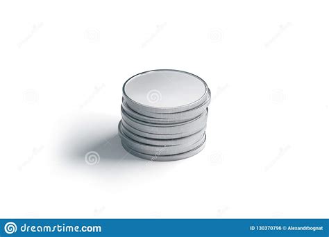 Silver Coin Mockup