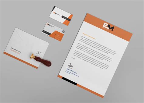 Business Card Stationery Mockup Free